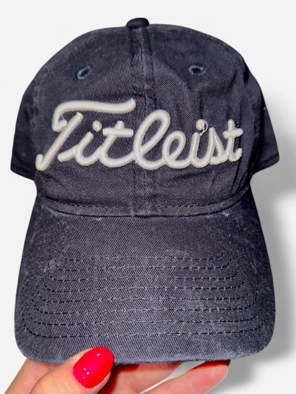 Navy Titleist New Era Adjustable Golf Hat